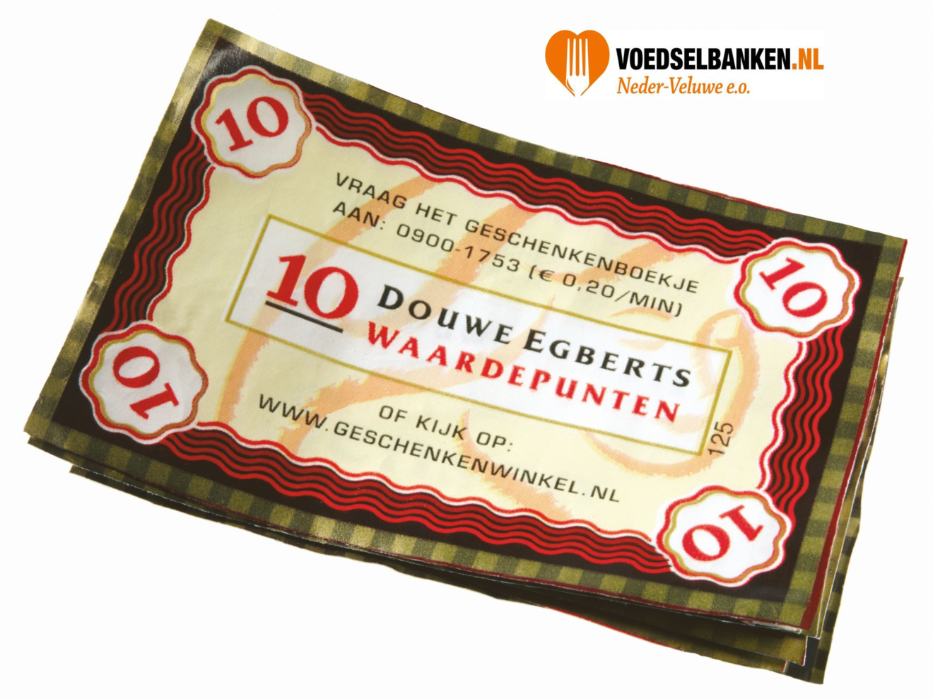 Schenk uw waardepunten van Douwe Egberts aan de Voedselbank