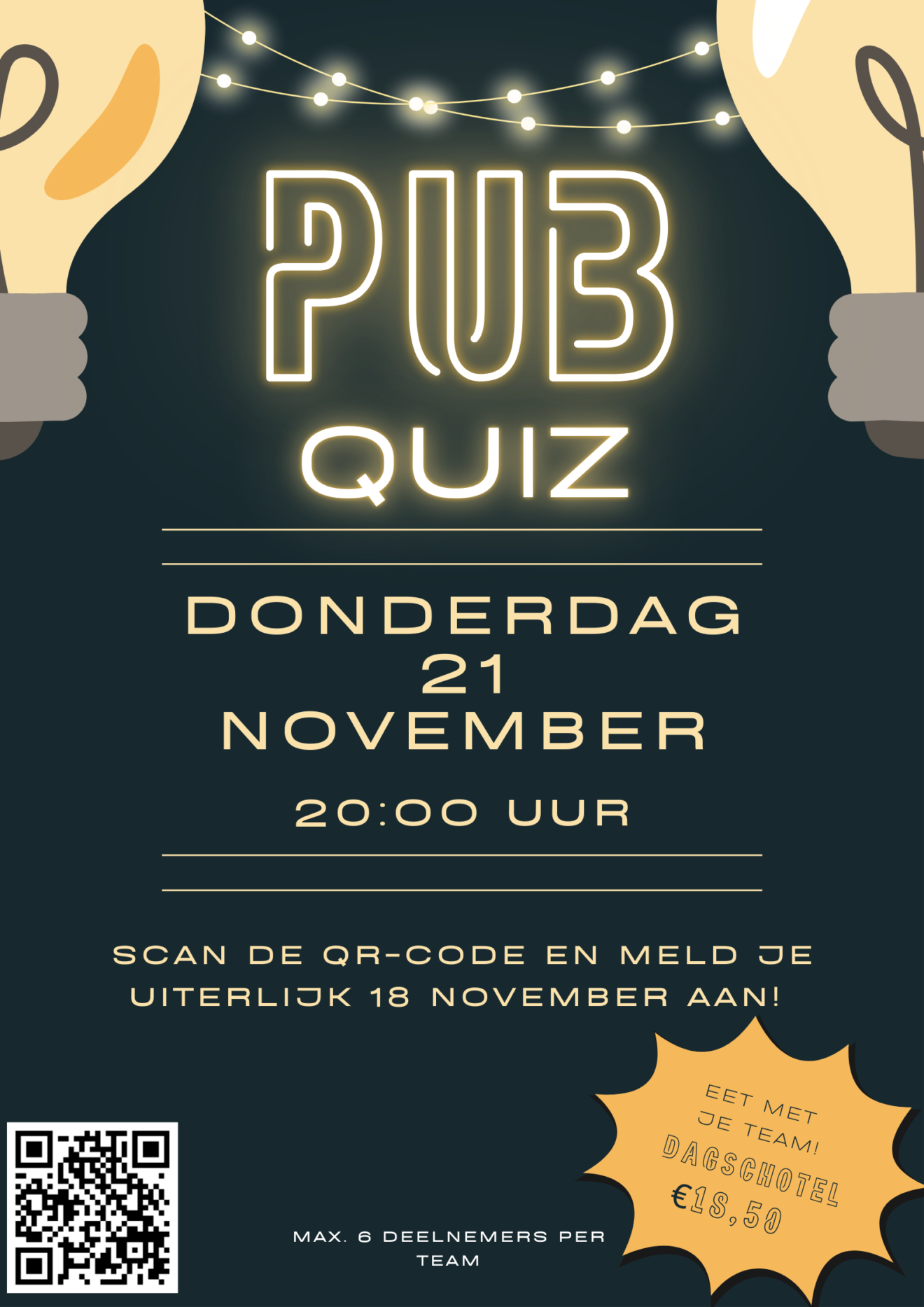 Pub Quiz Donderdag 21 nov