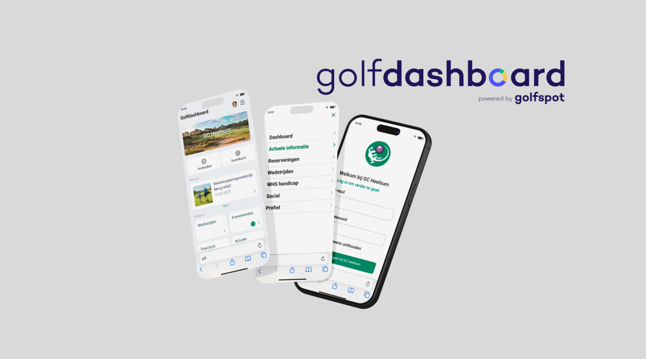 Vernieuwd Golfdashboard